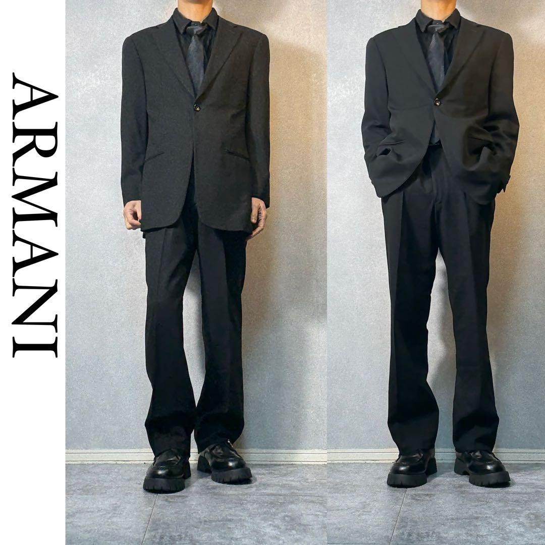 アルマーニコレツィオーニ　スラックス　シングル　ブラック