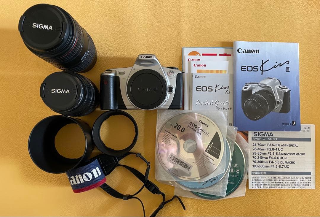 Canon EOS kiss3　一眼レフ フィルムカメラ