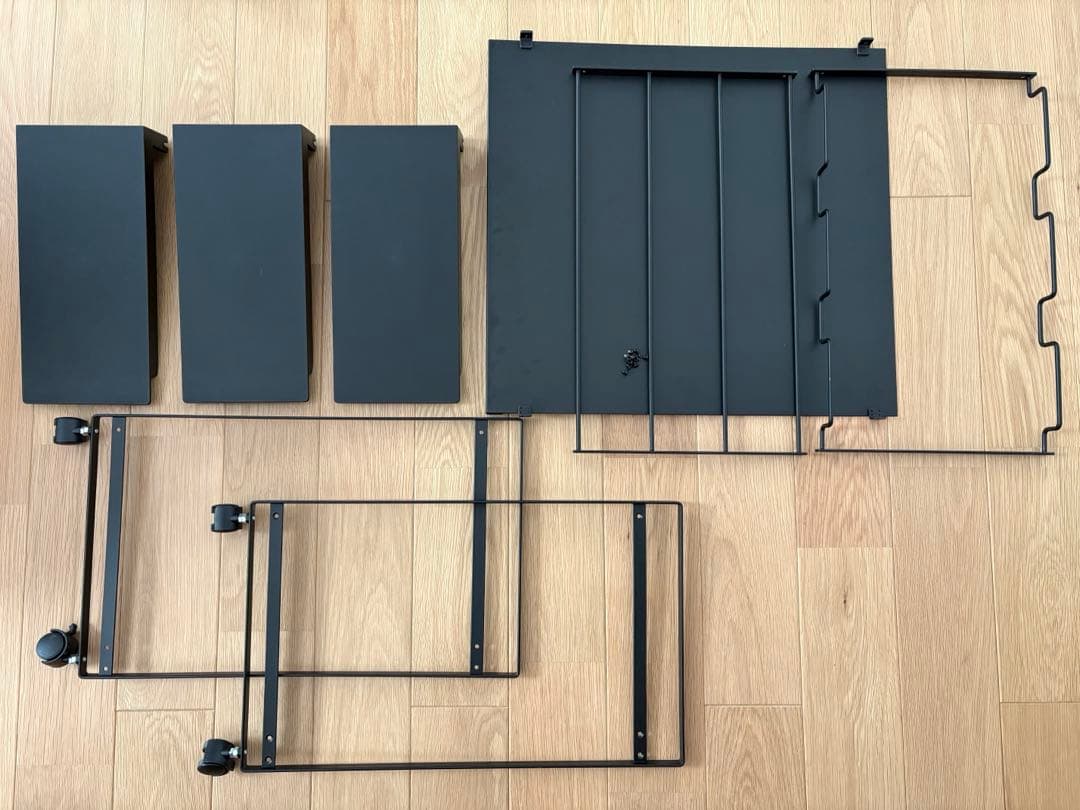 tower タワー　蓋付き目隠し分別ダストワゴン 3分別