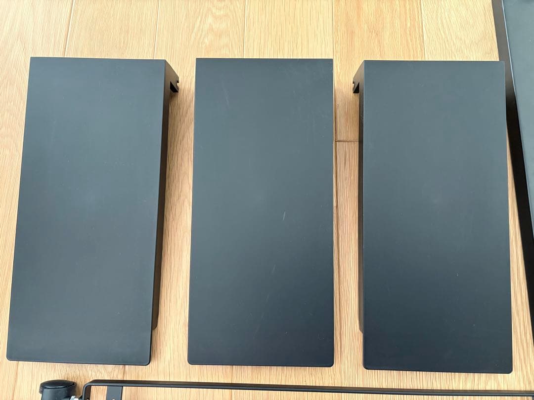 tower タワー　蓋付き目隠し分別ダストワゴン 3分別