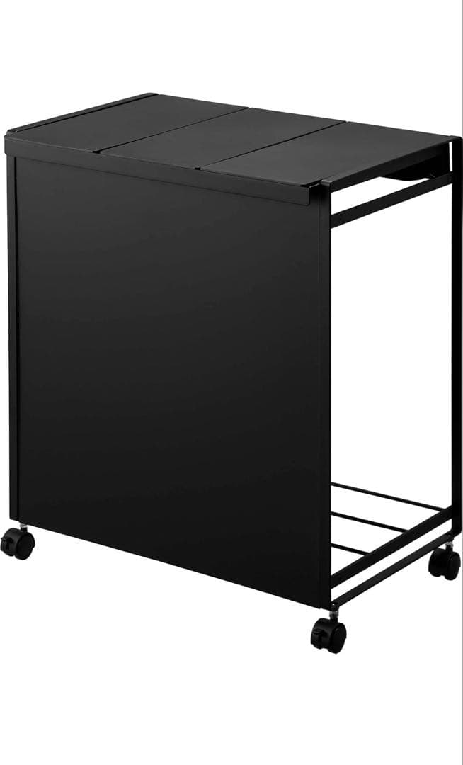 tower タワー　蓋付き目隠し分別ダストワゴン 3分別