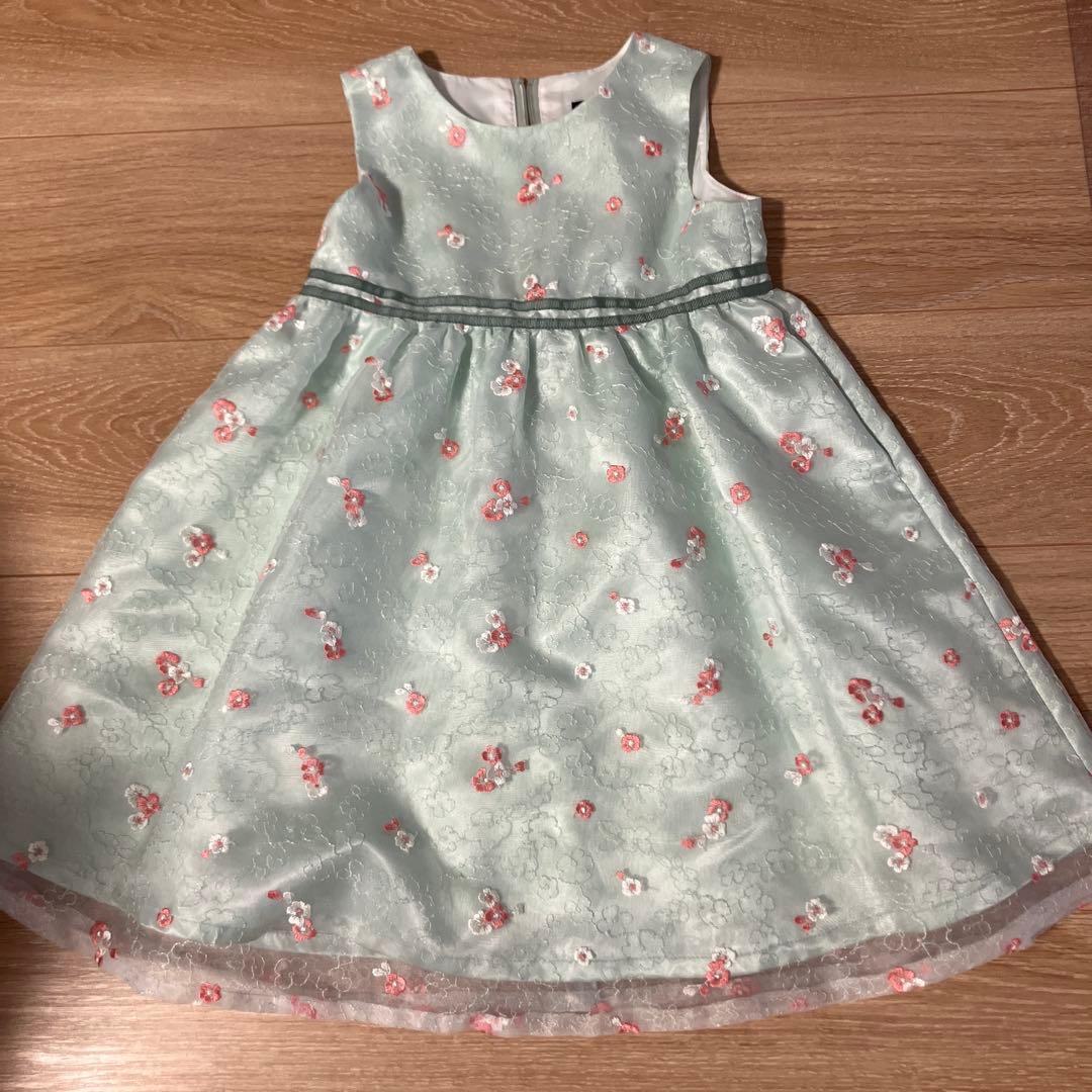 BeBe フォーマルドレス 110 ミントグリーン