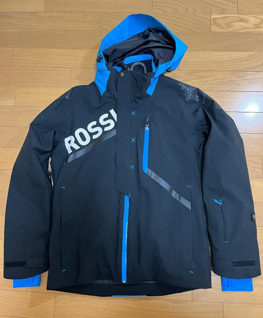 17-18 ROSSIGNOL HERO JACKET/PANTS 黒青Mサイズ