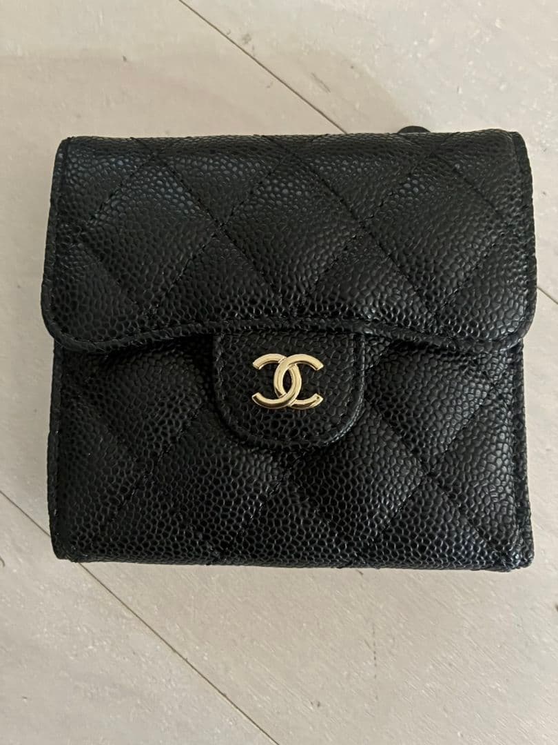 専用！！！CHANELシャネル　ノベルティ　2つ折り財布　キャビアスキン