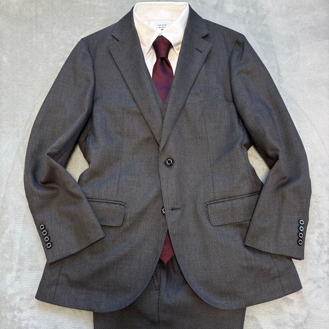 3ピース✨マッキントッシュフィロソフィー TROTTER スーツ 洗える 2B