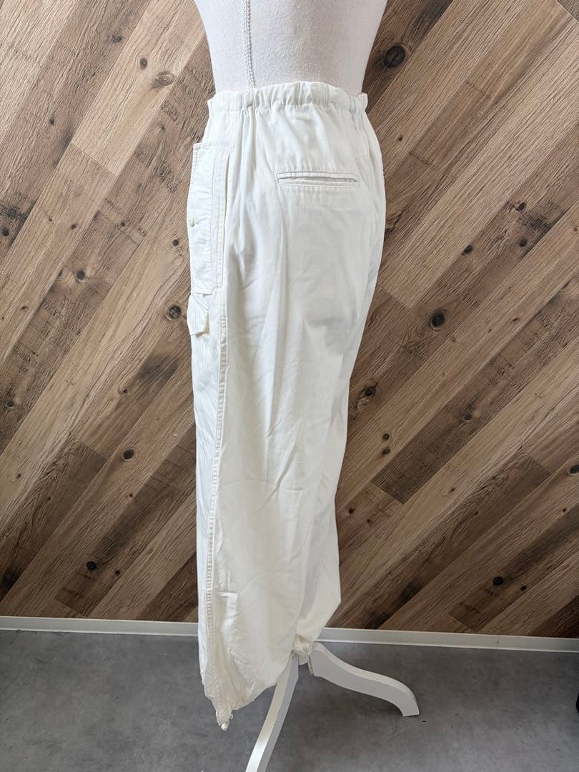 TICCA ティッカ 日本製 カジュアル カーゴパンツ 綿/ ホワイト/Free