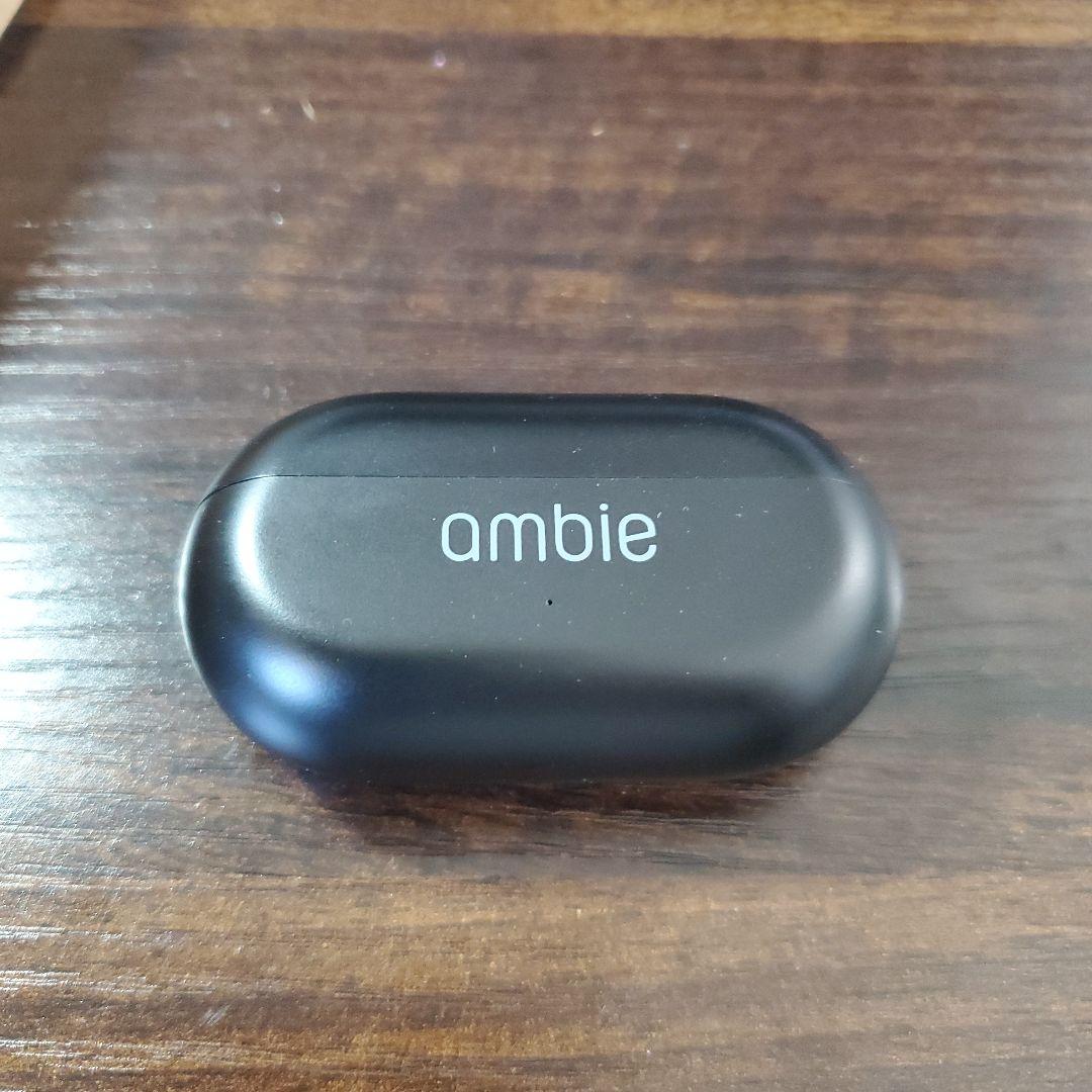 ambie ワイヤレスイヤホン ブラック