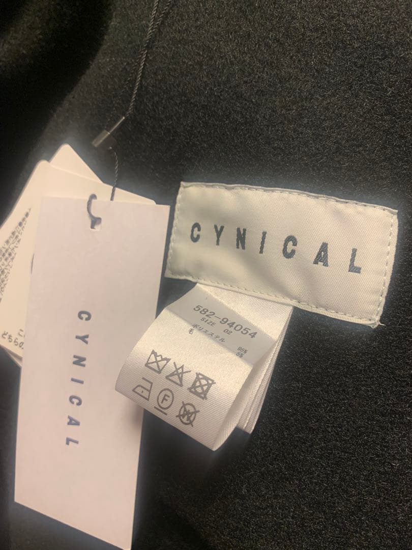 希少ブラックMal.rerere19800円タグ付き⭐︎シニカル⭐︎リバーシブル⭐︎