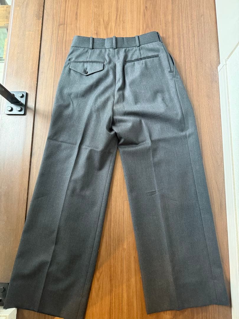 JOHN LAWRENCE SULLIVAN グレー ワイドスラックス　44