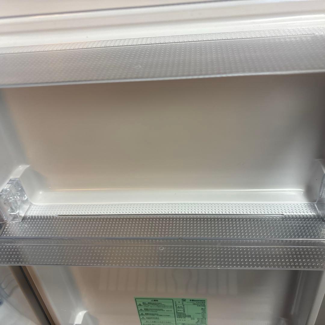 Hisense ブラック 2ドア冷蔵庫　175L