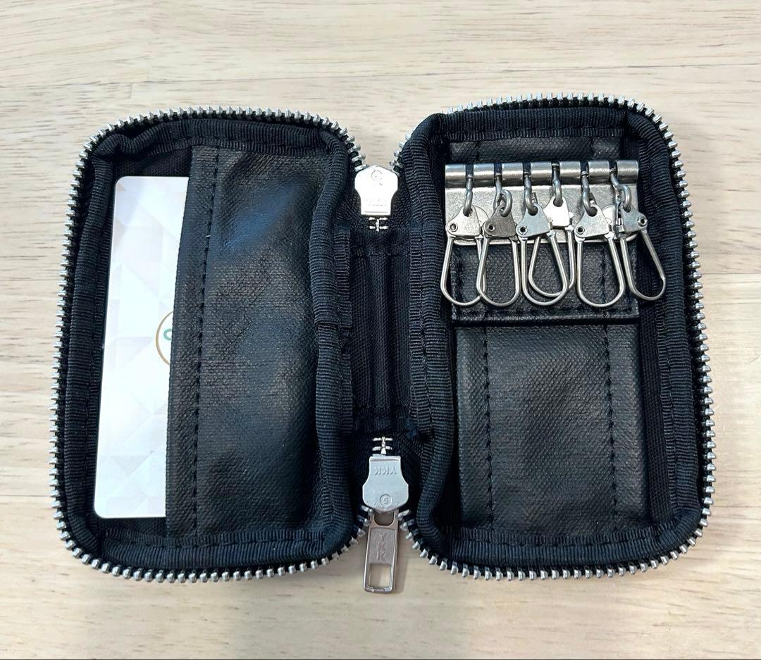 【未使用】PORTER 吉田カバン ダブルファスナー キーケース 黒 タグ付き
