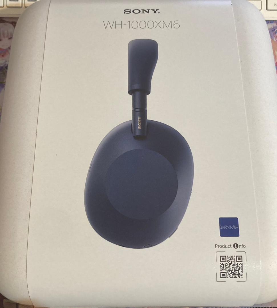 【新品未開封】SONY WH-1000XM6 ヘッドフォン ミッドナイトブルー