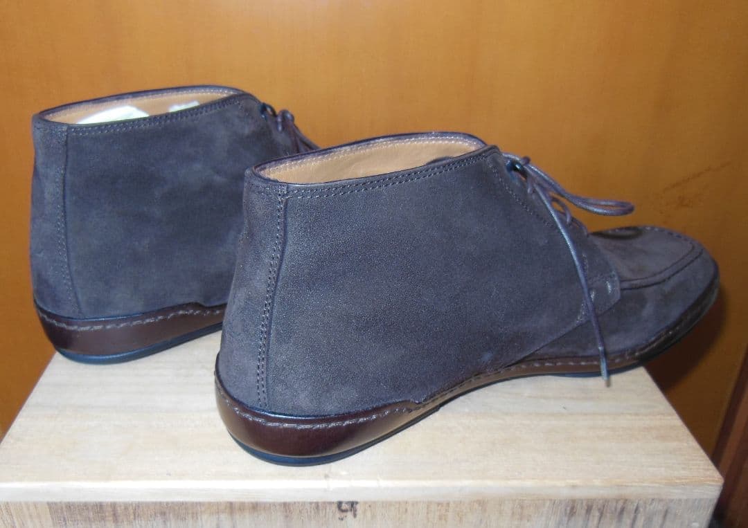 LOUIS VUITTON ルイヴィトン スエード ブーツ ブラウン系