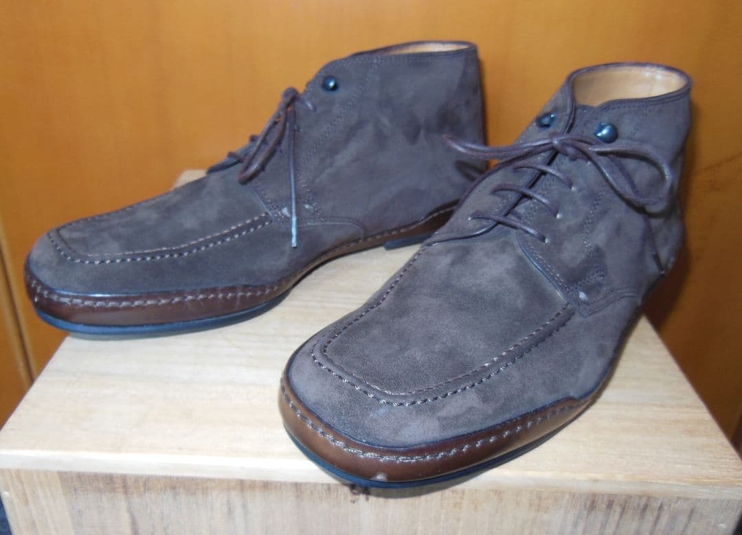 LOUIS VUITTON ルイヴィトン スエード ブーツ ブラウン系