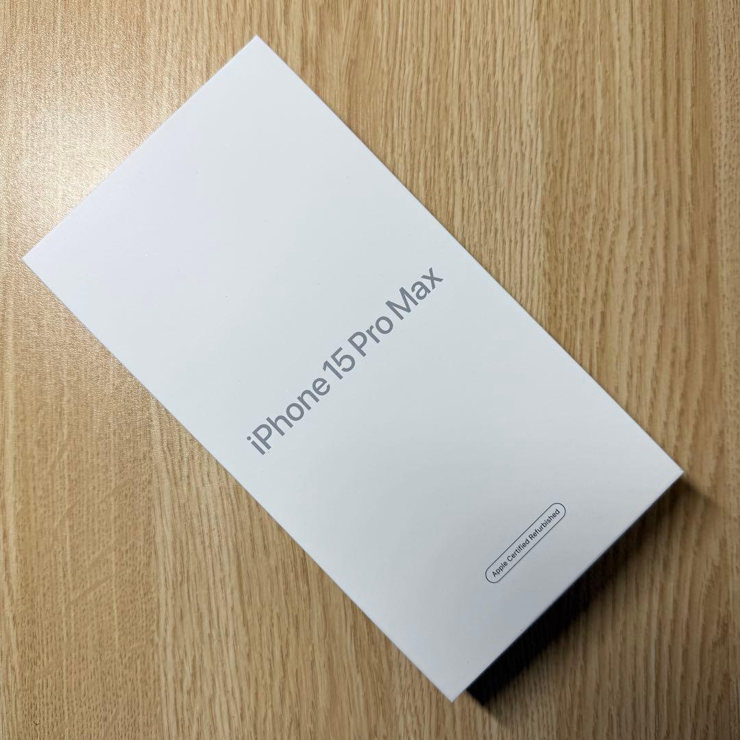 未開封品 iPhone 15ProMax 256GB ホワイト国内版SIMフリー