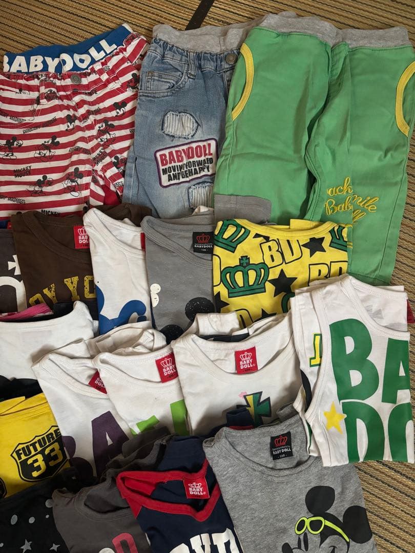 BABYDOLL キッズ服 セット まとめ売り　120〜130 35枚