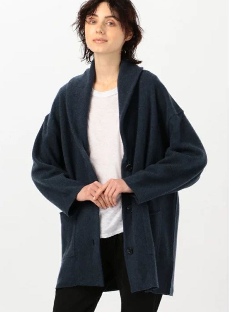 JAMES PERSE カシミア SHAWL COLLER CARDIGAN