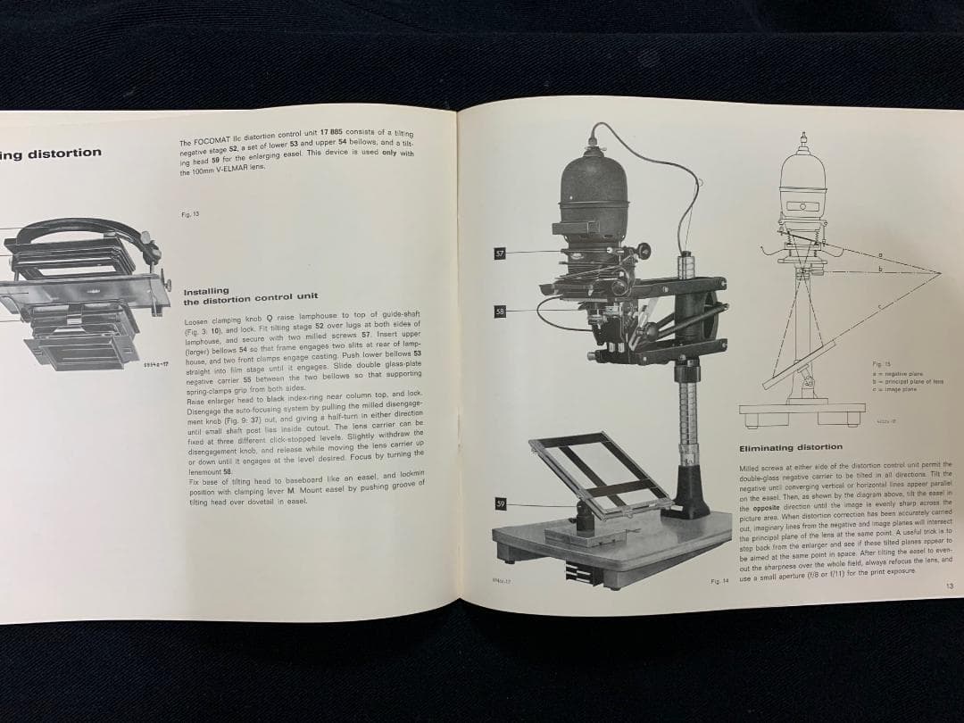 ライカ Leitz FOCOMAT IIc 1966年 使用説明書 英語版　美品