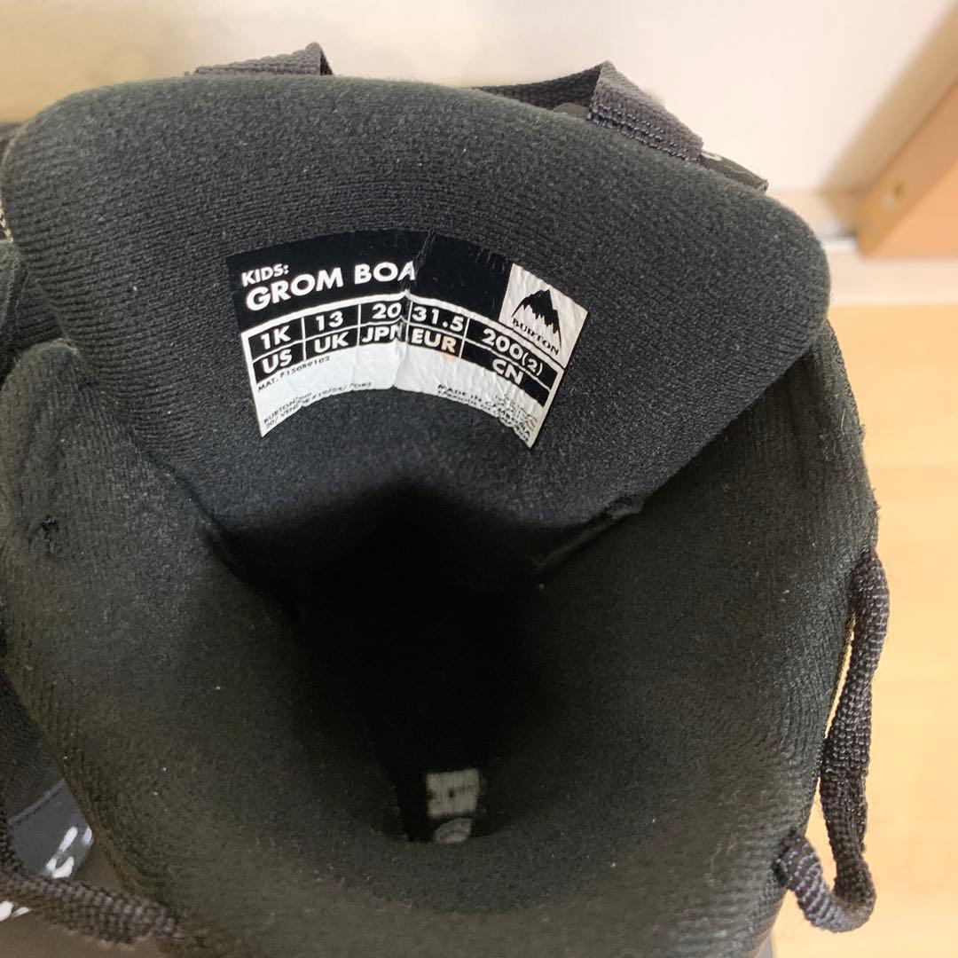 BURTON スノーボードブーツ 子ども用 ブラック