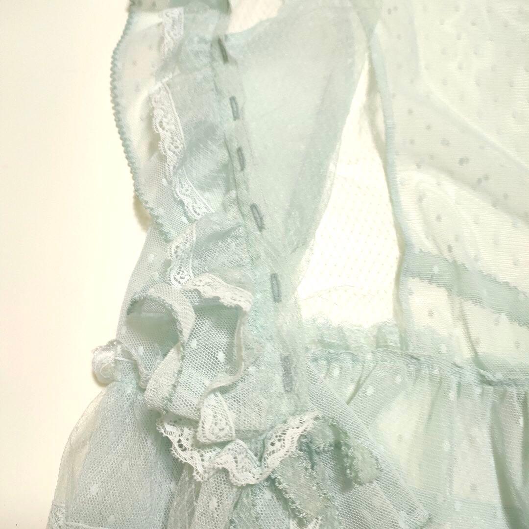 【極美品】PINK HOUSE 25年 ポルカドットチュールベスト