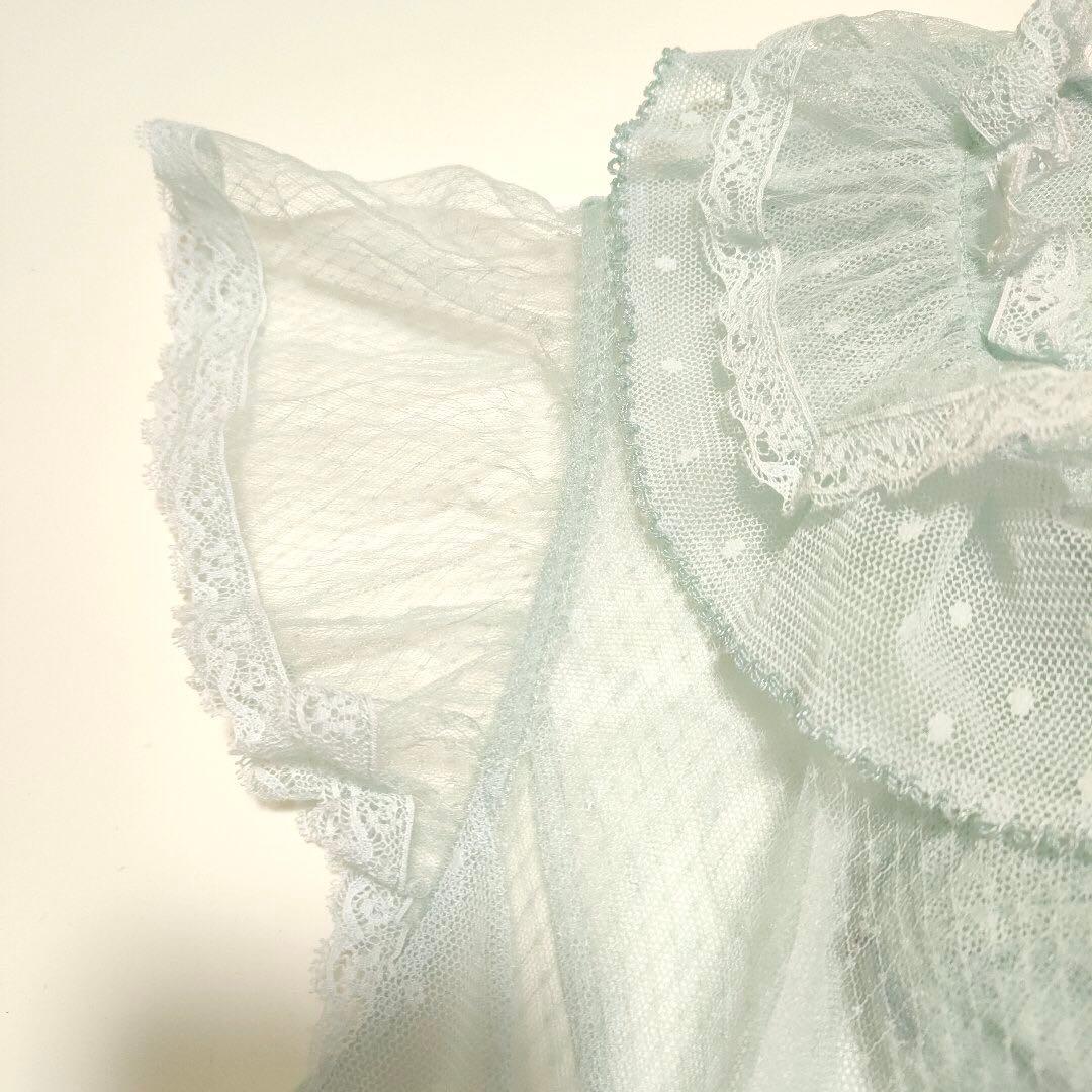 【極美品】PINK HOUSE 25年 ポルカドットチュールベスト