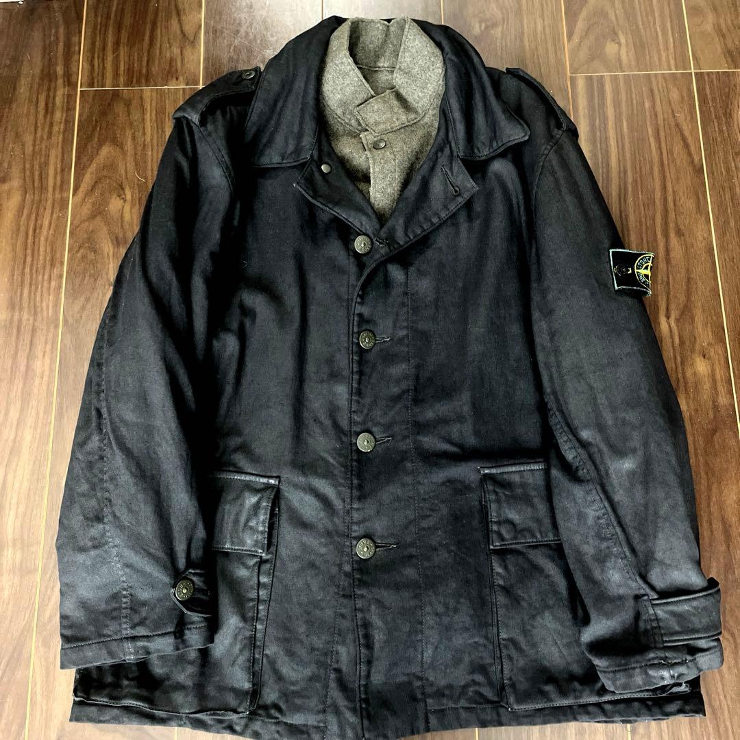 【94秋冬】STONE  ジャケットグリーンエッジ　ライナー付