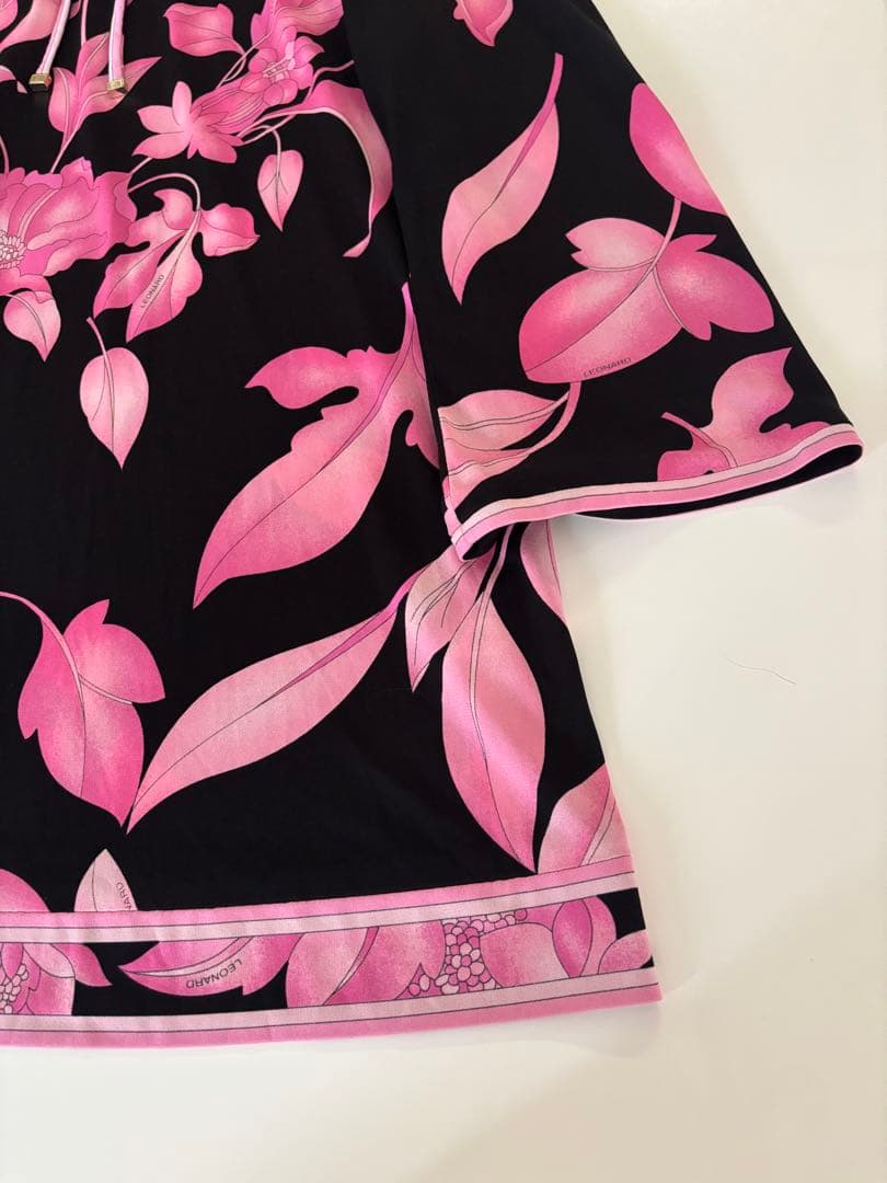 ★LEONARD★ Black & Pink カンカンチュニック★４２★