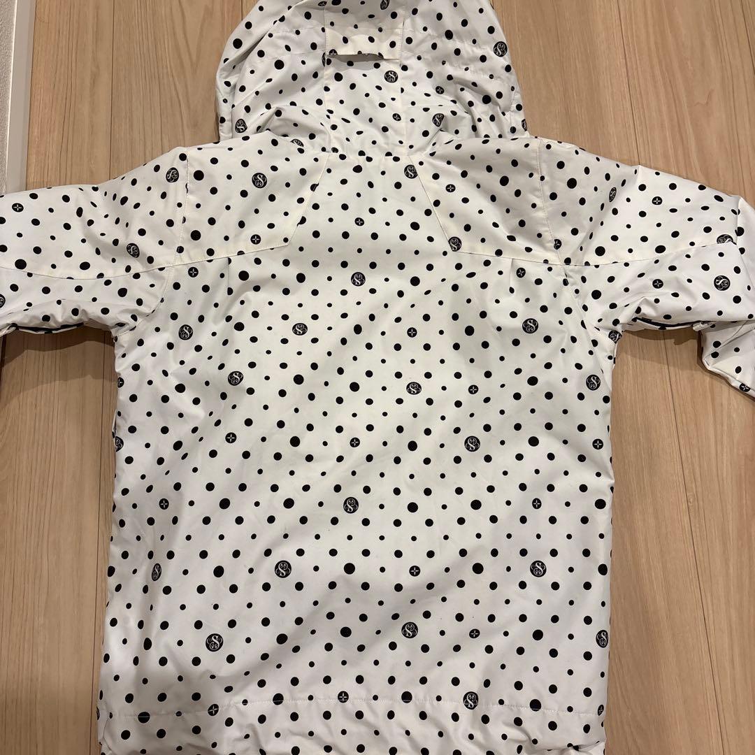 swivel ホワイトドット柄ジャケット