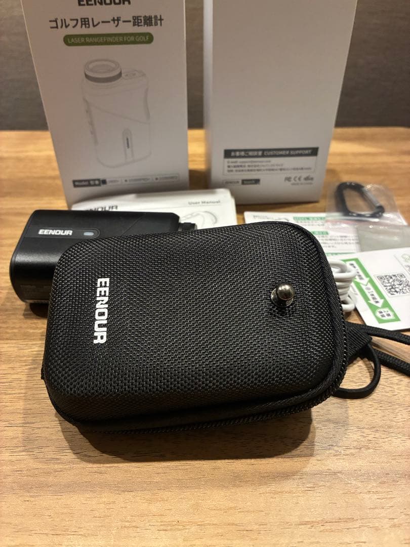 ゴルフ距離計 レーザー距離計 ミニ EENOUR U800+ 3点間距離測定