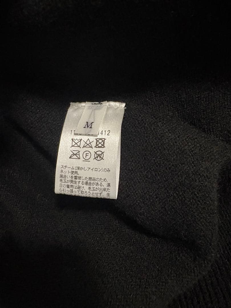 ユナイテッドアローズ　カシミヤセーター　100% 新品未使用　ブラック　サイズM