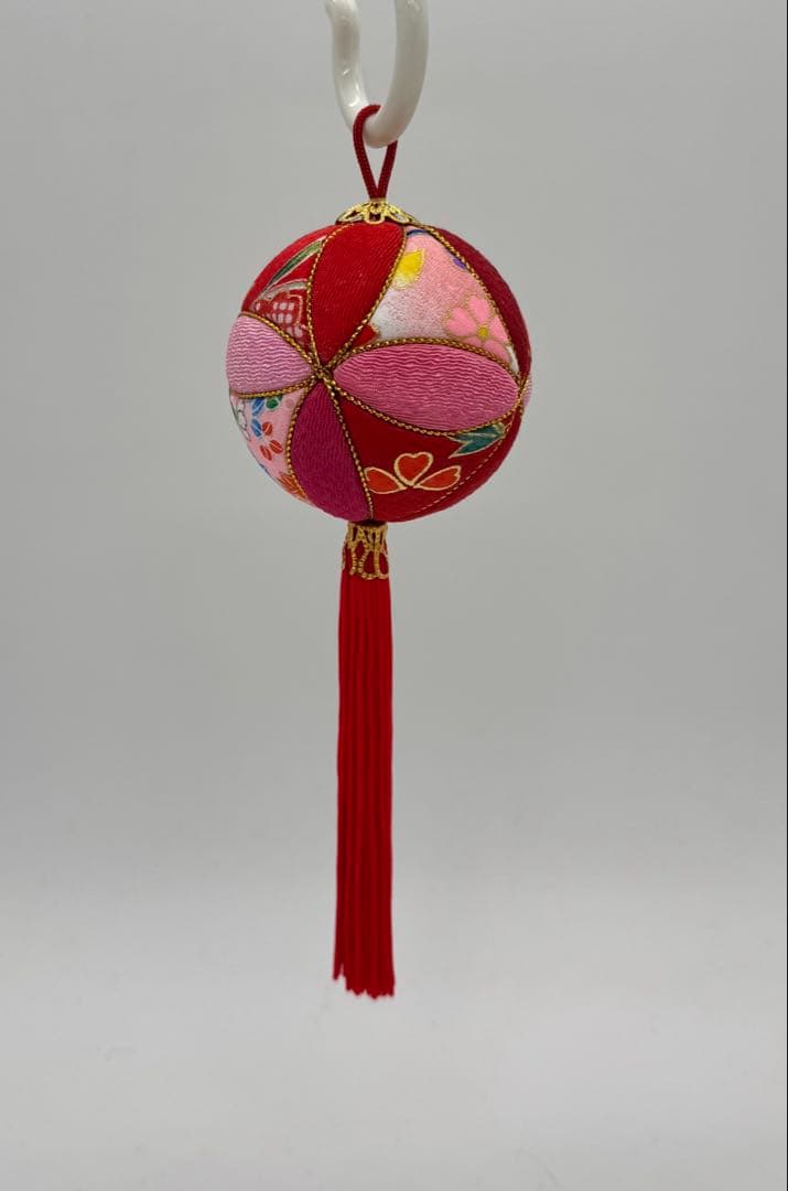 ソラ　木目込みまり　吊るし飾り6センチ玉10個