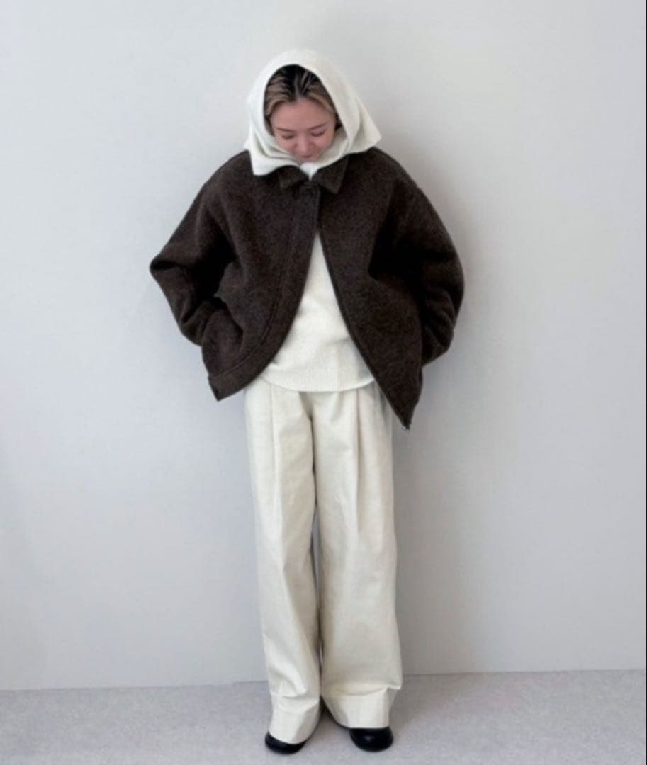 Sliver Zip Blouzon / anuke アンヌーク