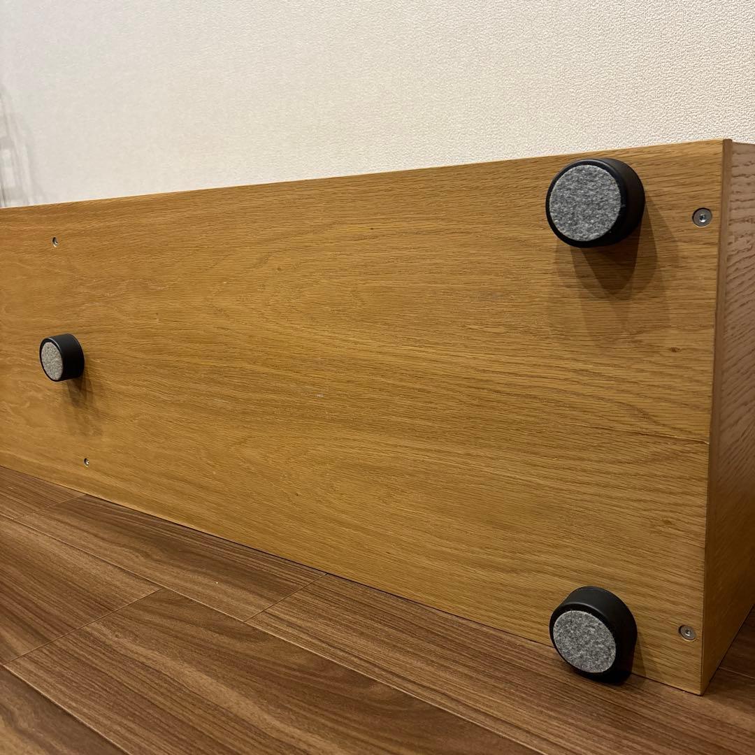 【無印良品】スタッキングキャビネット　テレビ台　オーク材