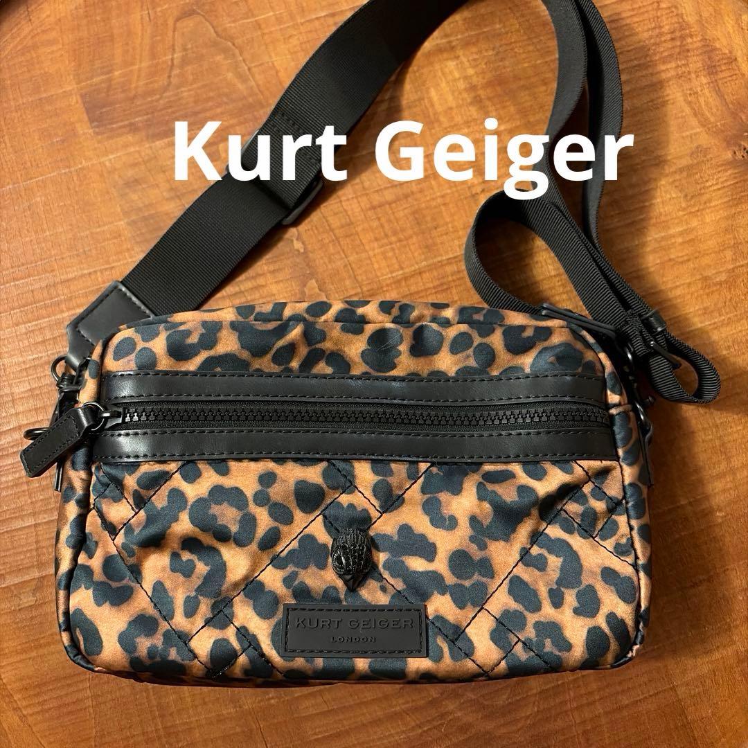 【美品】  London レオパード クロスボディバッグ