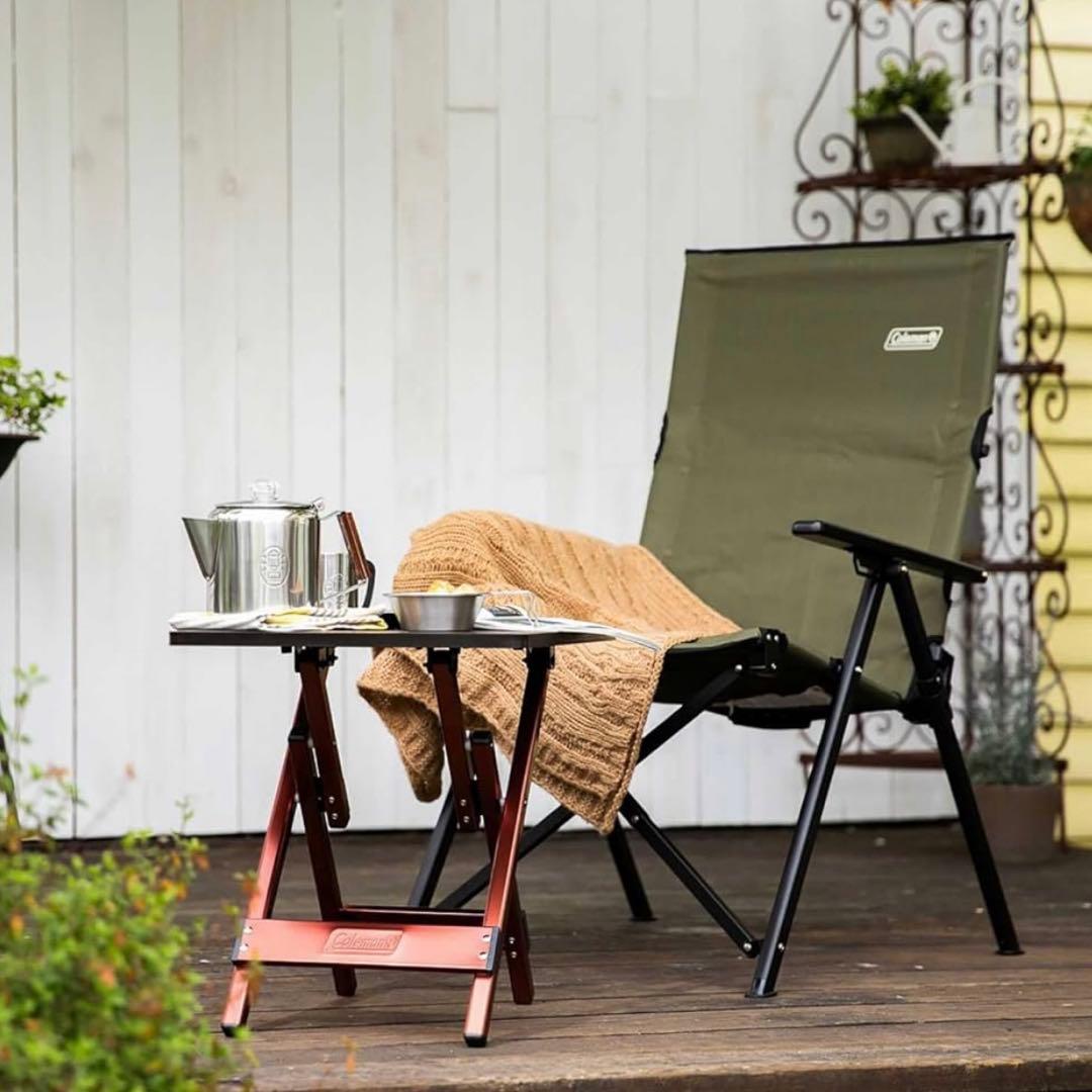 【美品】コールマン レイチェア オリーブ リクライニング