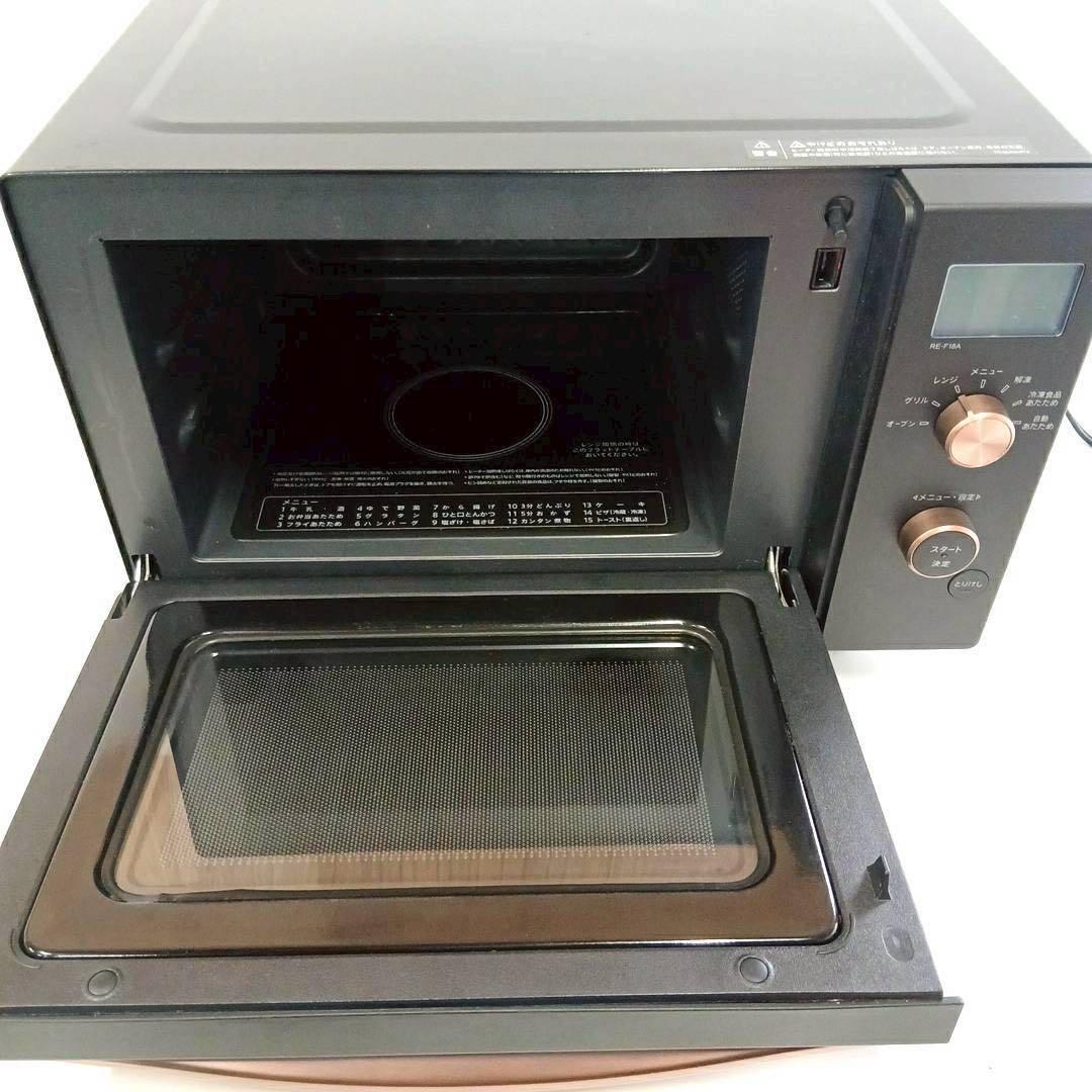 ⑫シャープ ハイパワー フラット オーブンレンジRE-F18A-B 2021年
