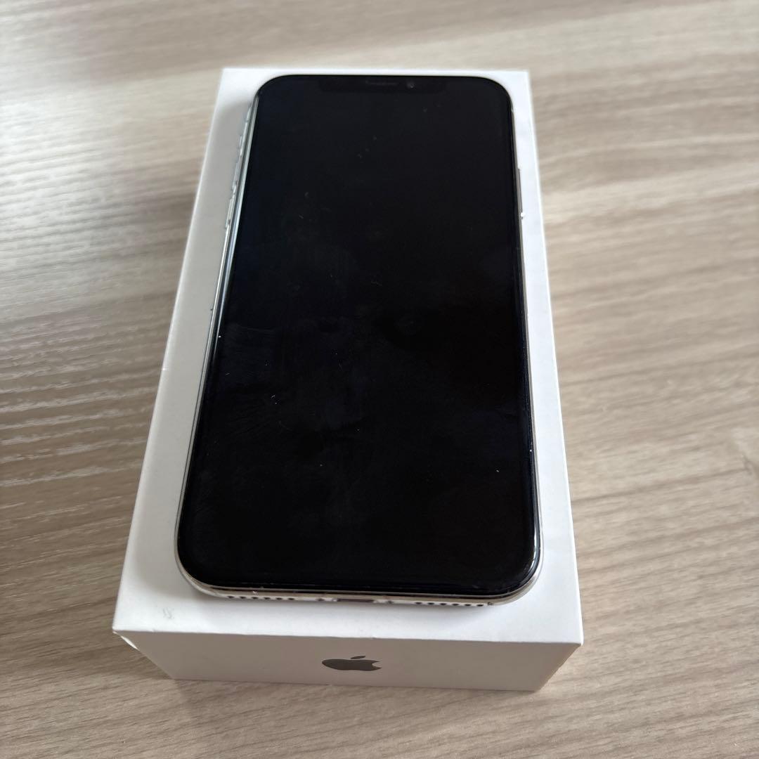 Apple iPhone X シルバー　 箱付き