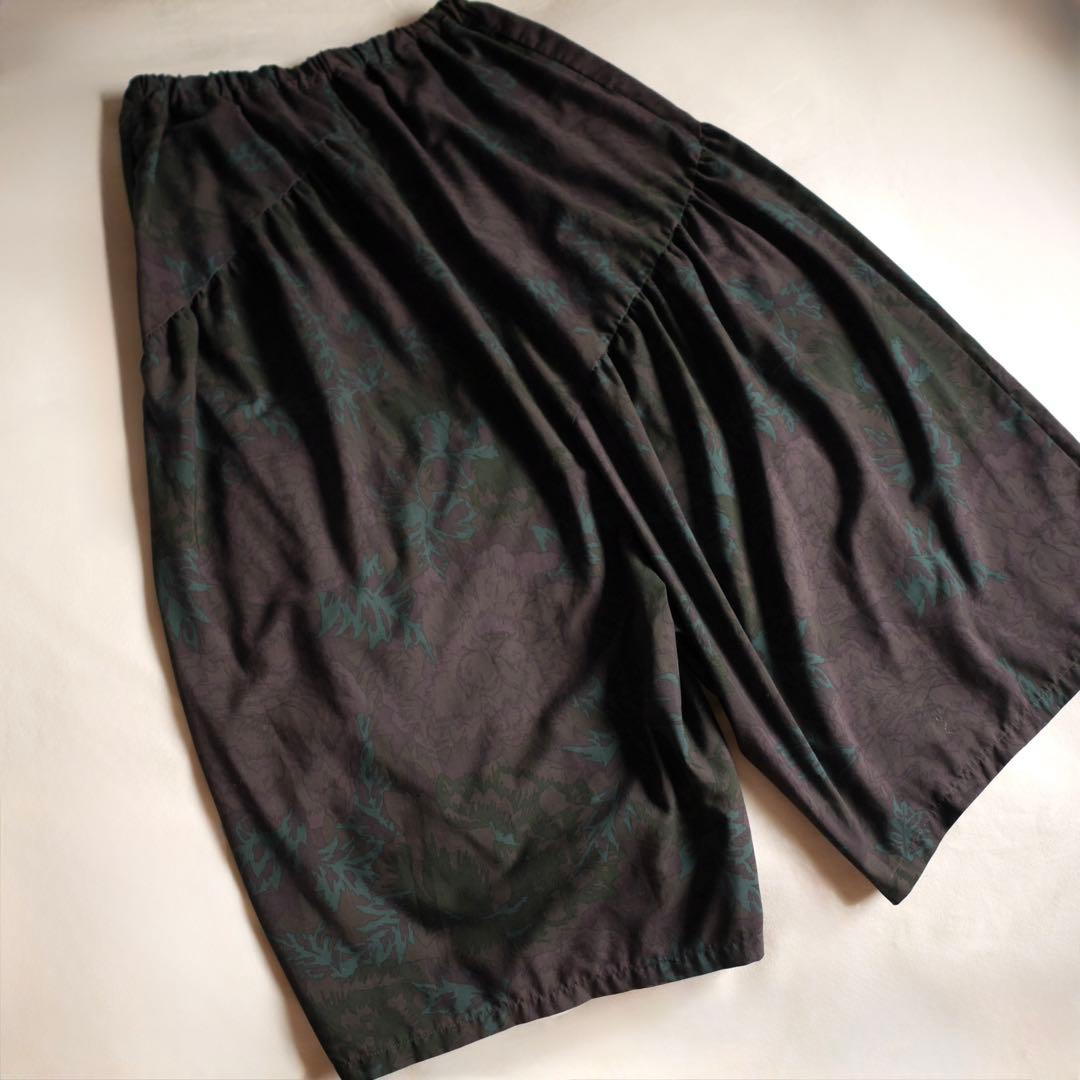 Y's for Living ボタニカル柄 バルーンパンツ