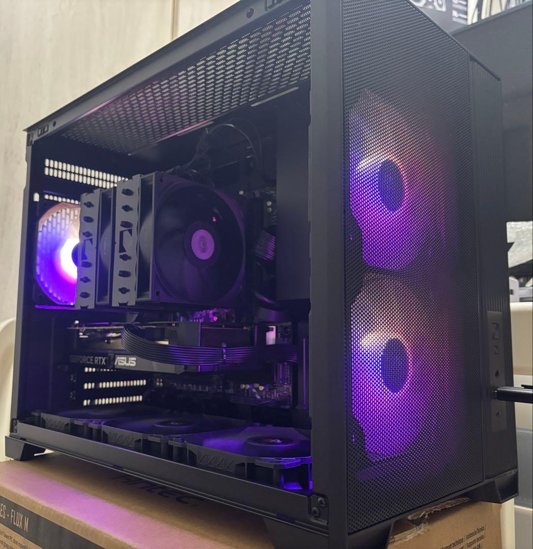 245KF、RTX5060ti16GB搭載、自作デスクトップPC