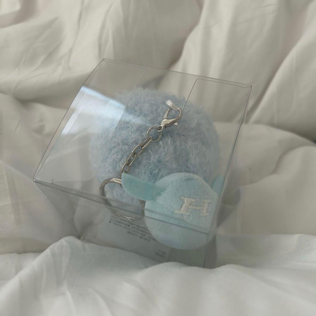 ひつじちゃんぬいぐるみキーホルダー ICE BLUE