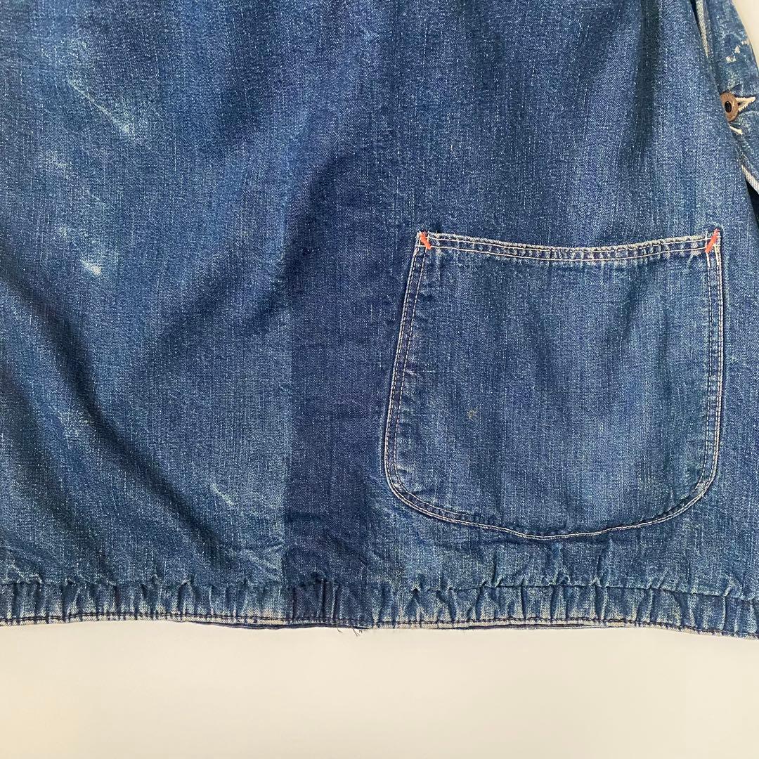 40s 大戦期 WW2 カバーオール 月桂樹ボタン 2ポケ ヴィンテージ