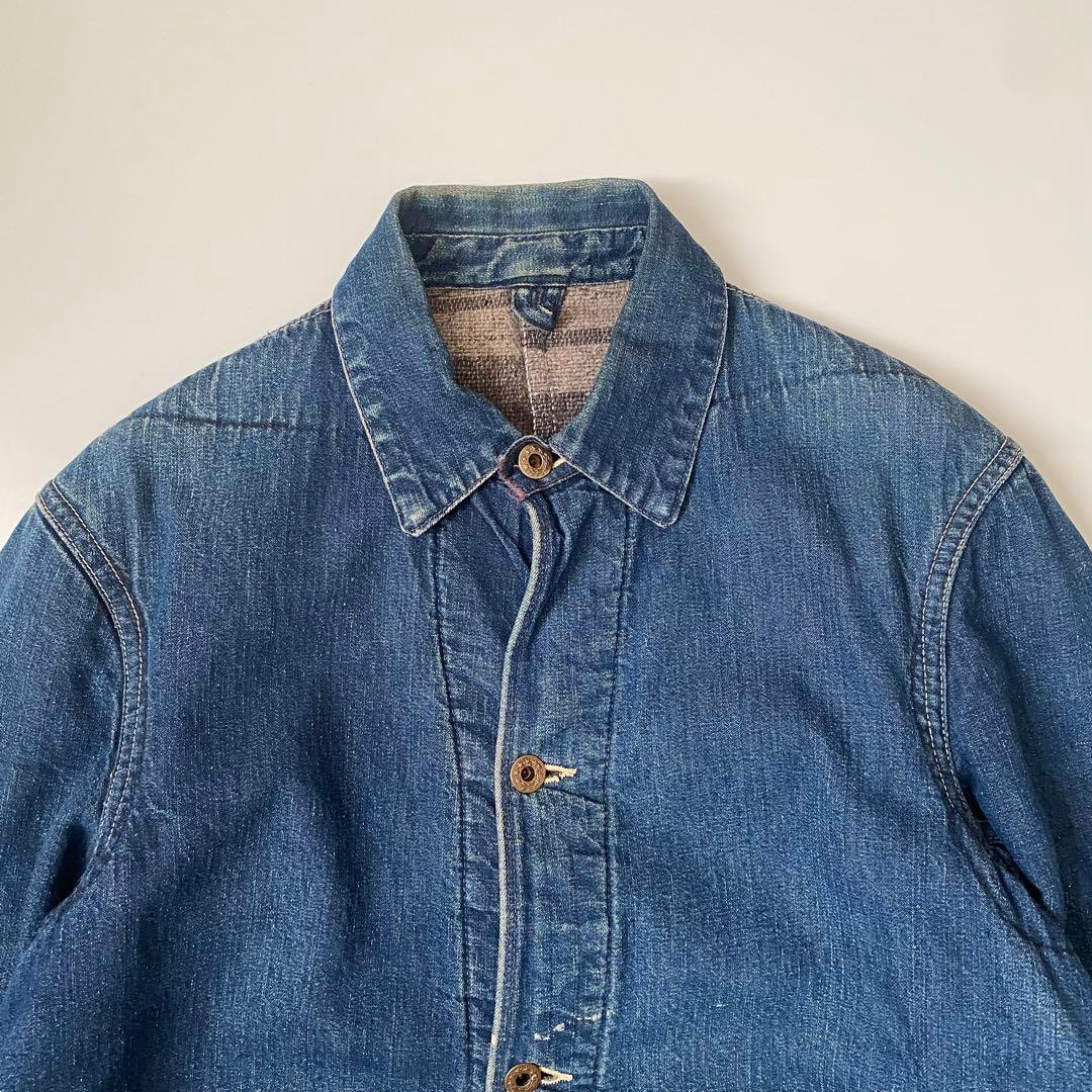 40s 大戦期 WW2 カバーオール 月桂樹ボタン 2ポケ ヴィンテージ