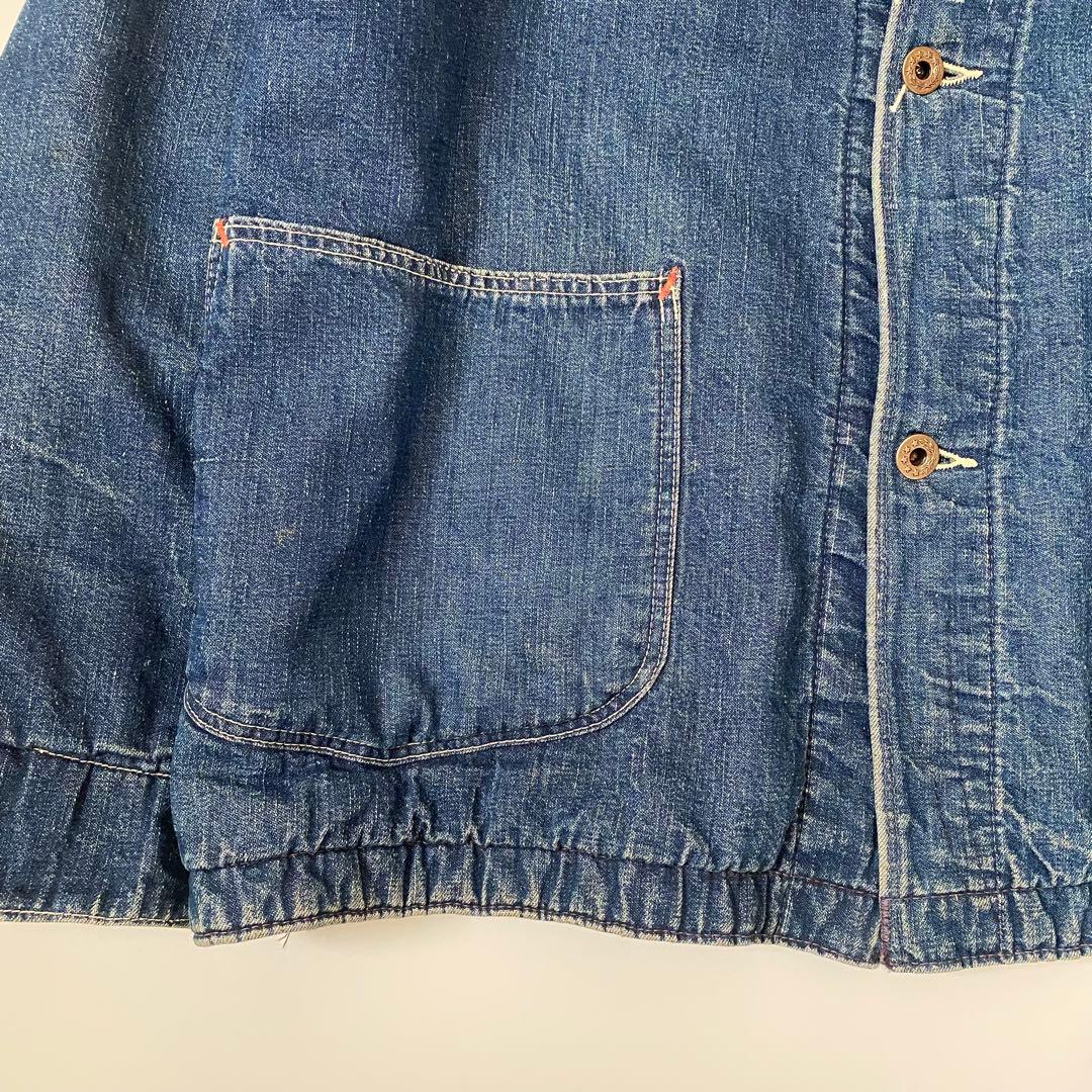 40s 大戦期 WW2 カバーオール 月桂樹ボタン 2ポケ ヴィンテージ