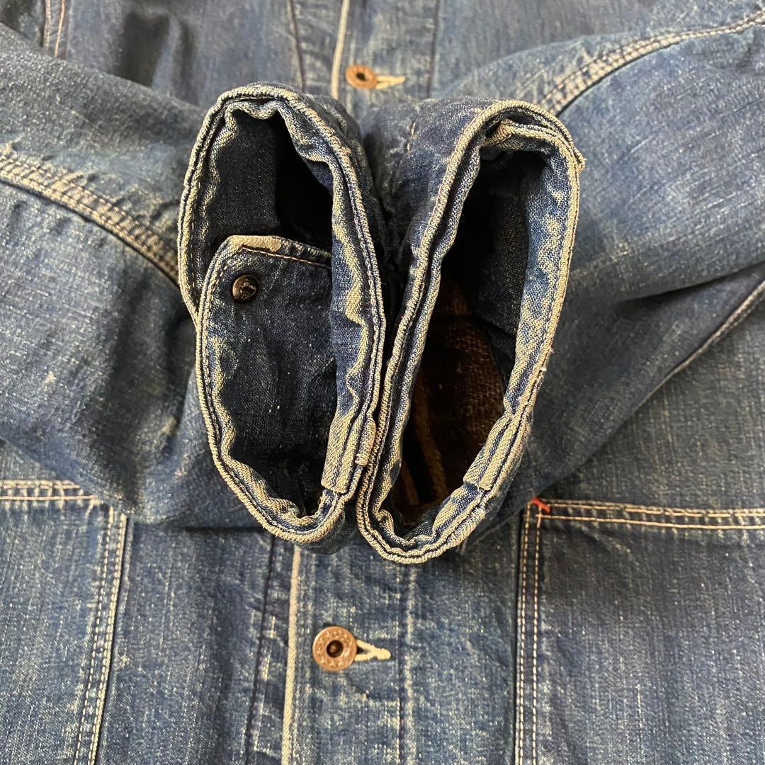 40s 大戦期 WW2 カバーオール 月桂樹ボタン 2ポケ ヴィンテージ