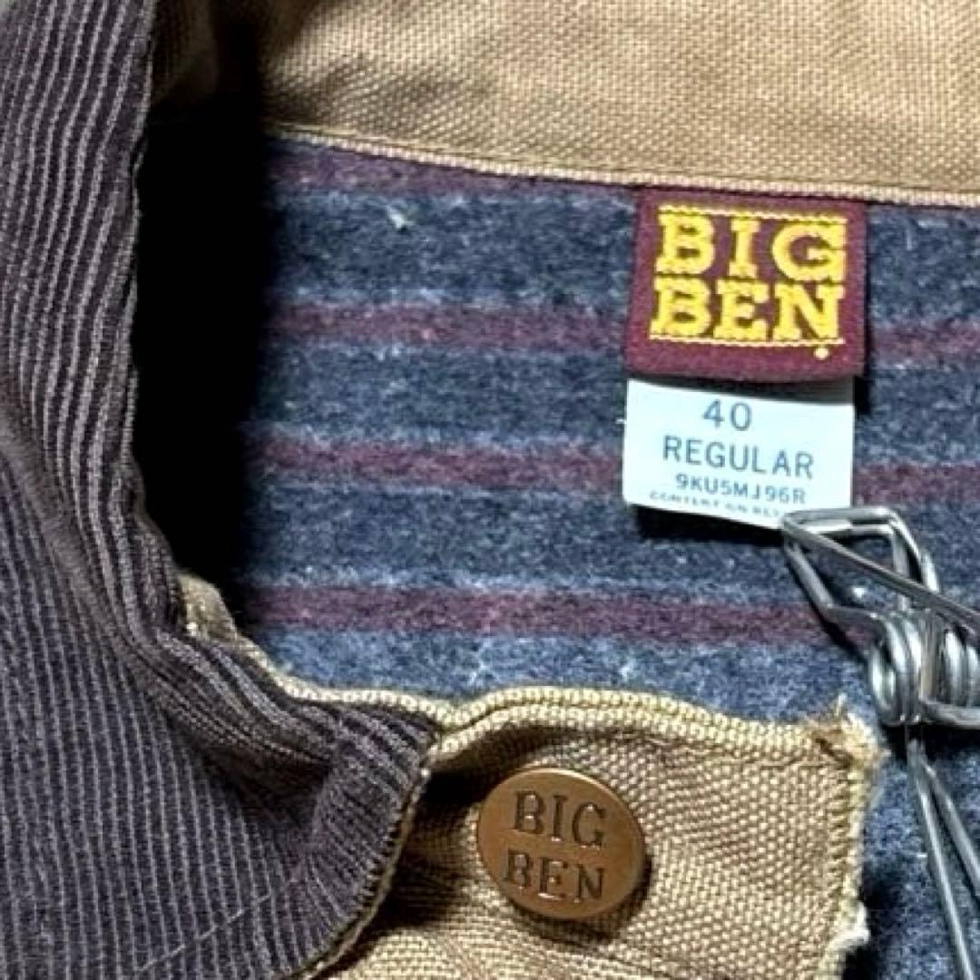 BIG BEN(ビッグベン) ダックキャンバス.カバーオール90'Sヴィンテージ