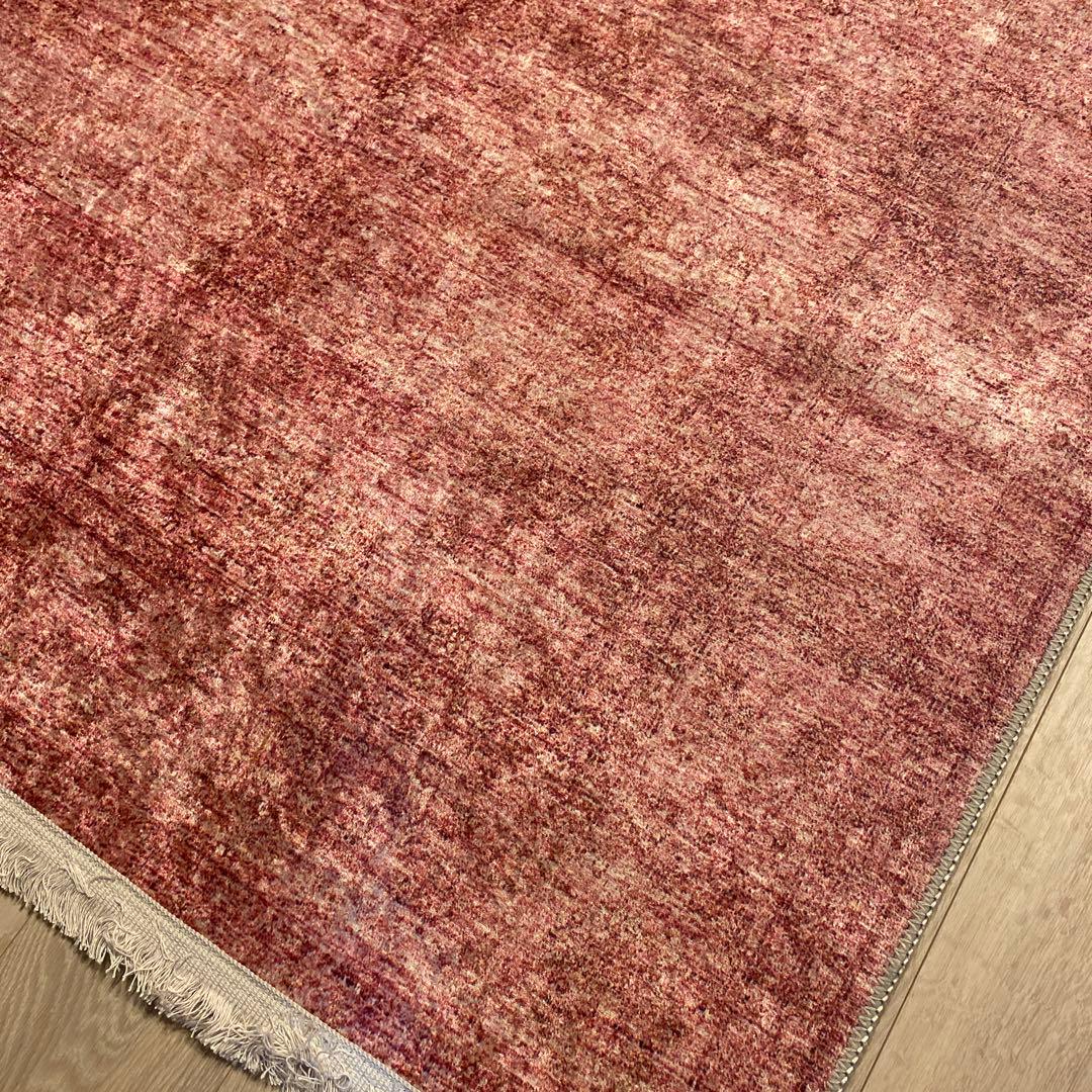 トルコのカーペット 120*180cm ヴィンテージデザイン ラク ピンク