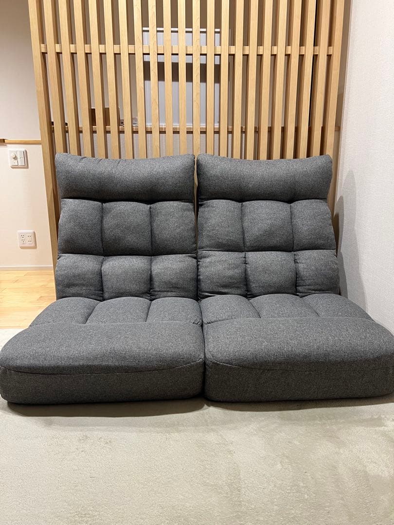 ニトリ　 つながるハイバックポケットコイル座椅子