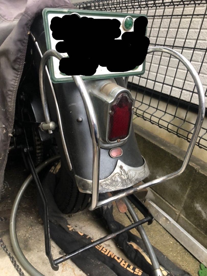 ヴィンテージハーレー　ナックルヘッド パンヘッド　リアバンパー