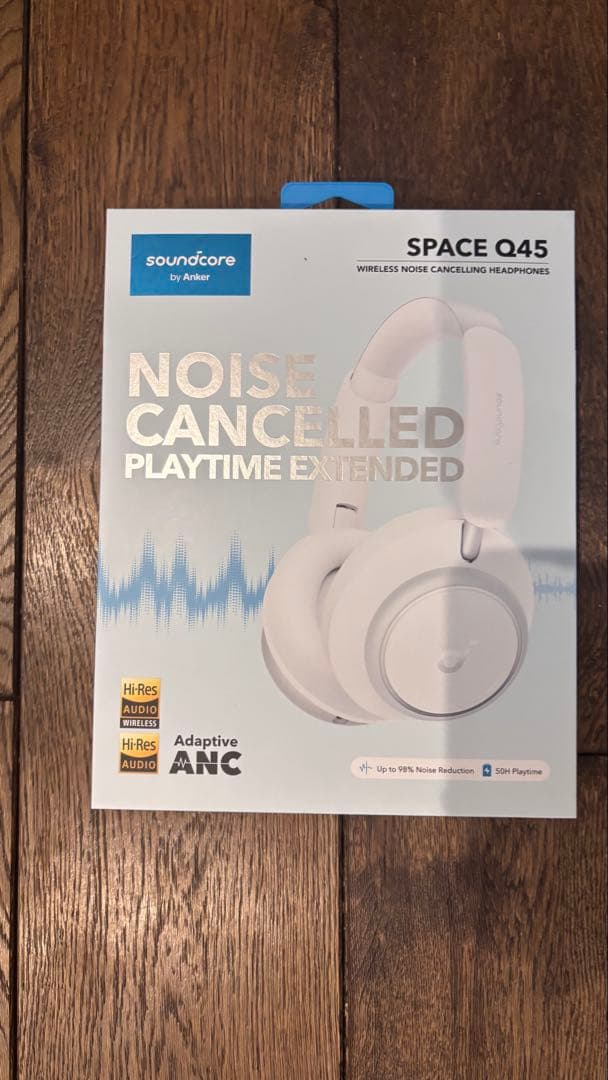 す*る様 SPACE Q45 ワイヤレスヘッドホン ホワイト　3月17日まで