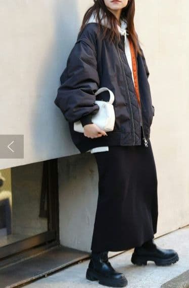 チャオパニックティピー　ボリュームスリーブMA-1　ユニセックス